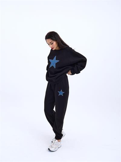 6683 EŞOFMAN TAKIM-SİYAH