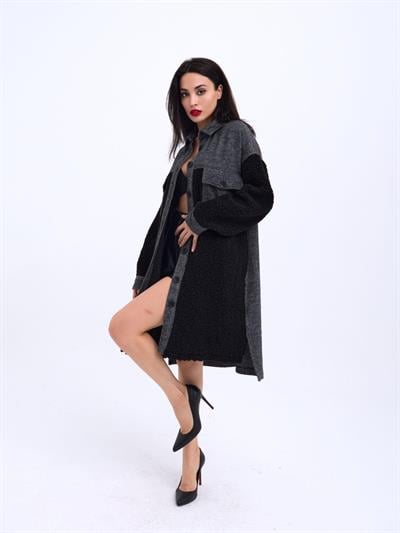 6698 UZUN GÖMLEK-SİYAH