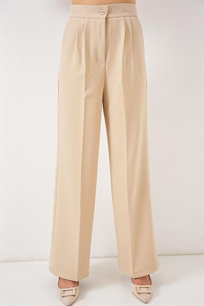 6709 Yelek Pantolon İkili Takım - Bej