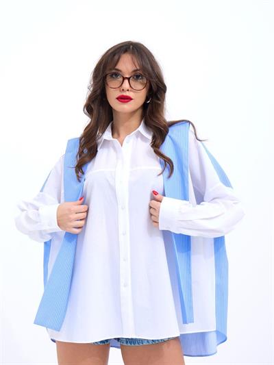 6749 GÖMLEK-DALLAS ÇİZGİLİ