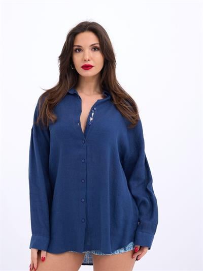 6758 GÖMLEK-LACİVERT