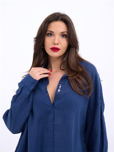 6758 GÖMLEK-LACİVERT