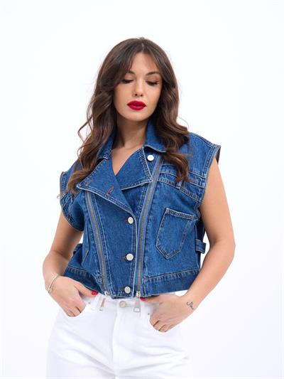 6765 KOT YELEK-MAVİ