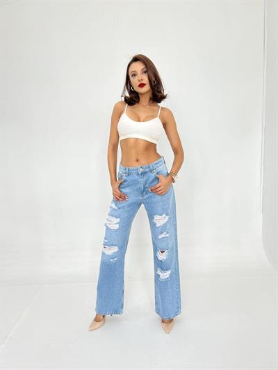 6794 DENİM LOW WAİST RİO-MAVİ