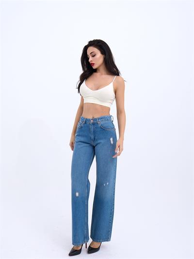 6795 DENİM LOW WAİST VOİ-MAVİ