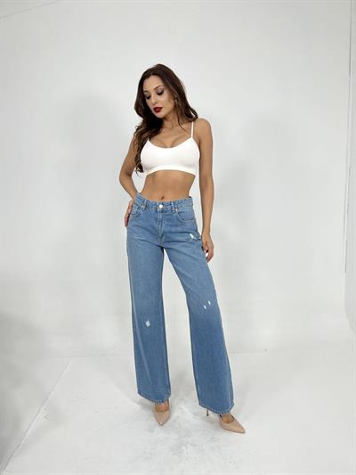 6798 DENİM LOW WAİST ROCKY-MAVİ