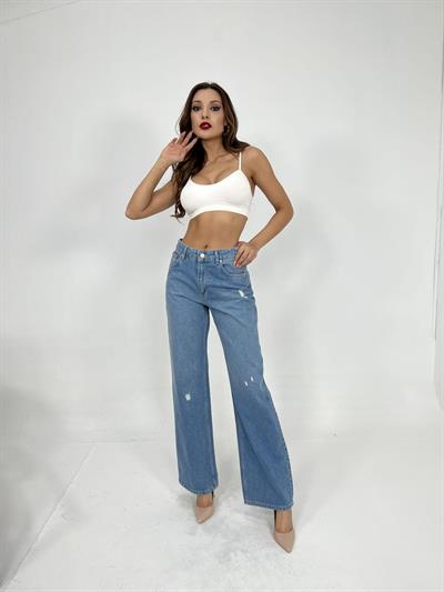 6798 DENİM LOW WAİST ROCKY-MAVİ