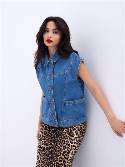 6820 KOT YELEK-MAVİ