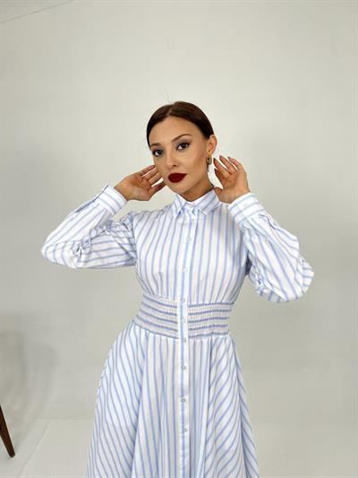 6851 ELBİSE-LOS ANGELES ÇİZGİLİ
