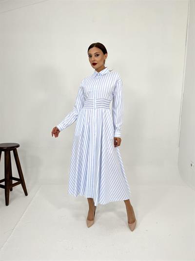 6851 ELBİSE-LOS ANGELES ÇİZGİLİ