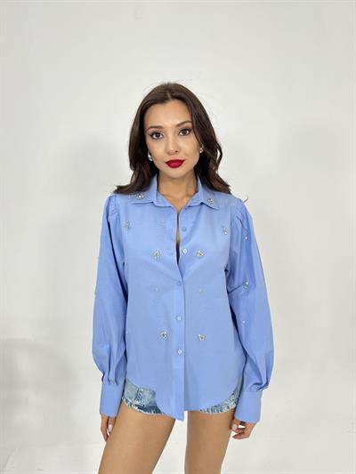 6871 GÖMLEK-KOYU MAVİ