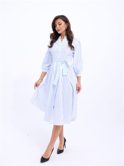 6941 ELBİSE-LOS ANGELES ÇİZGİLİ