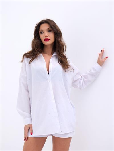 6972 ŞORTLU TAKIM-BEYAZ