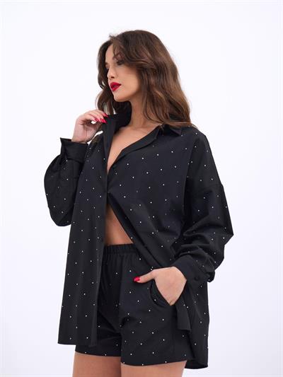 6972 ŞORTLU TAKIM-SİYAH