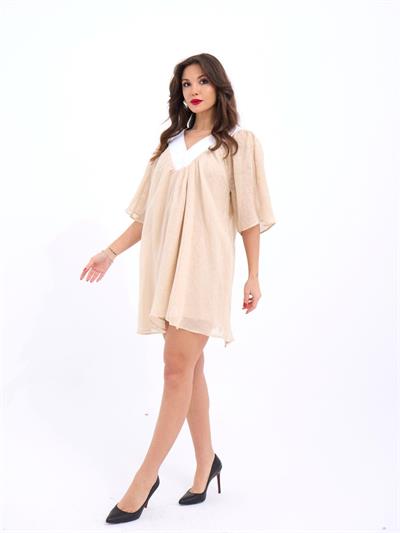 7009 ELBİSE-BEJ