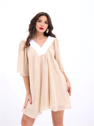7009 ELBİSE-BEJ