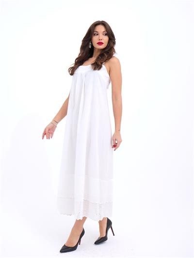 7020 ELBİSE-BEYAZ