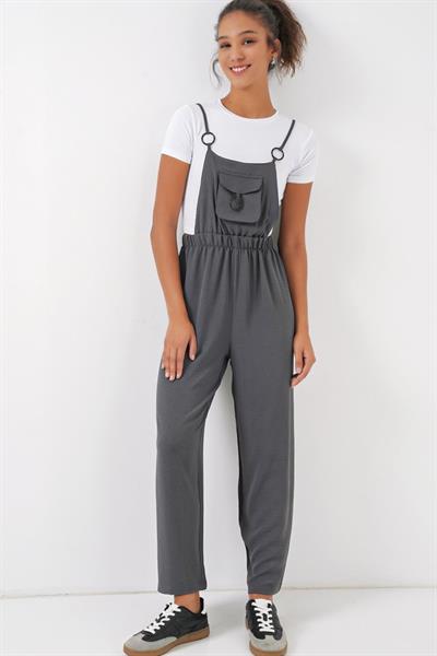 7023 Askılı Bahçıvan Tulum - Antrasit