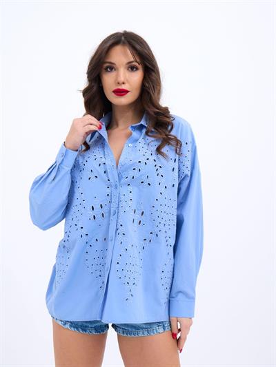 7034 GÖMLEK-KOYU MAVİ