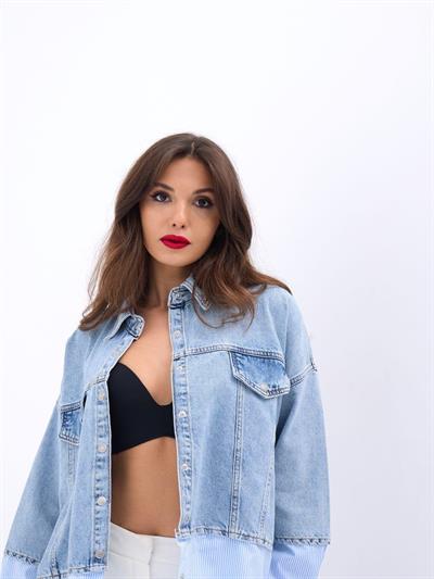 7047 KOT GÖMLEK-MAVİ