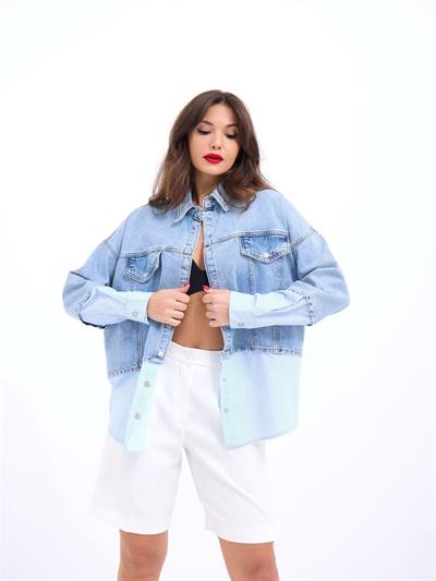 7047 KOT GÖMLEK-MAVİ