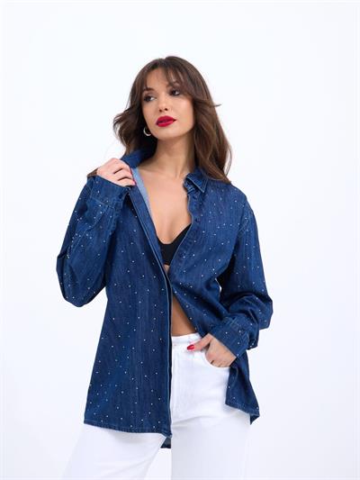 7093 KOT GÖMLEK-MAVİ