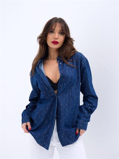 7093 KOT GÖMLEK-MAVİ