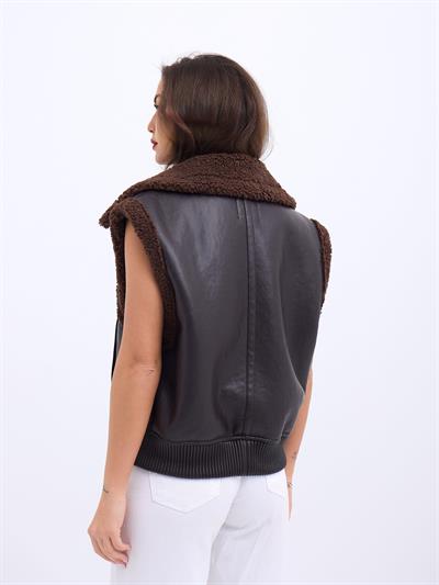 7259 YELEK-KOYU KAHVE