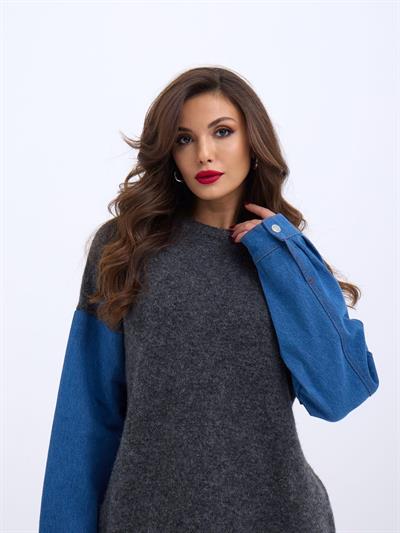 7281 TRİKO KOT-GRİ