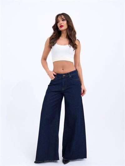 7350 KOT PANTOLON-MAVİ