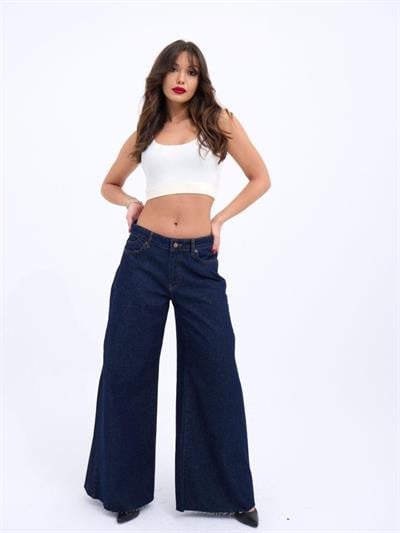 7350 KOT PANTOLON-MAVİ