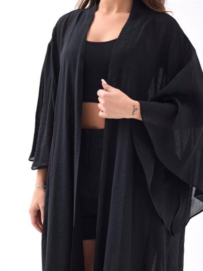 7426 KİMONO-SİYAH