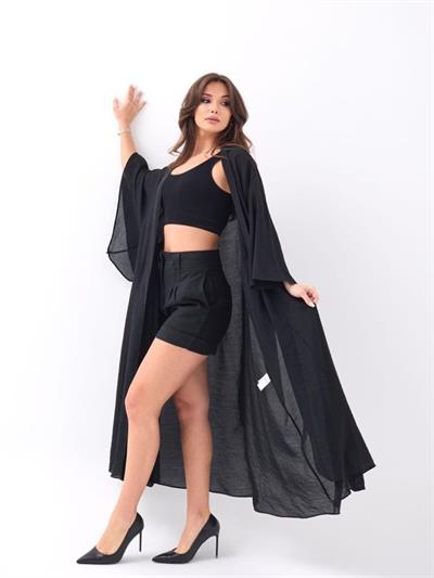 7426 KİMONO-SİYAH
