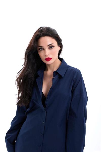 7448 GÖMLEK-LACİVERT