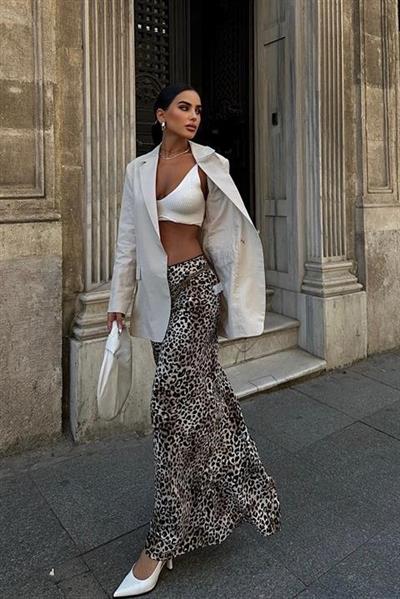 Agnes Blazer Keten Ceket  6105