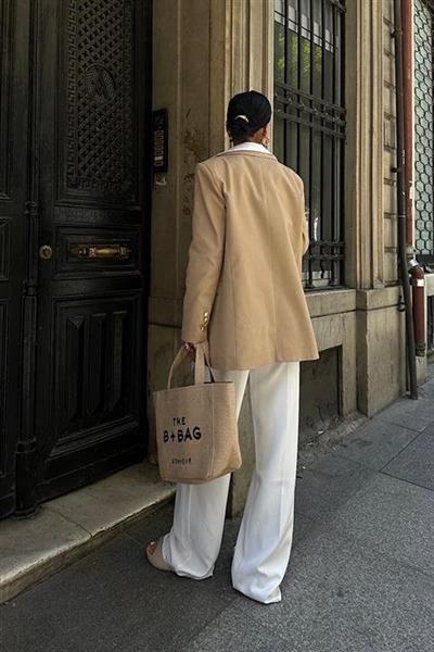 Agnes Blazer Keten Ceket  6105