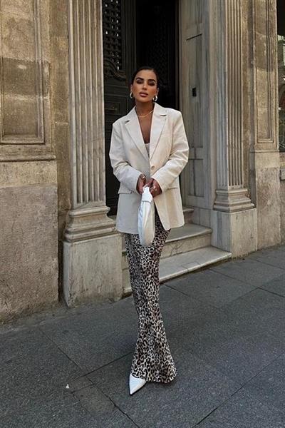 Agnes Blazer Keten Ceket  6105