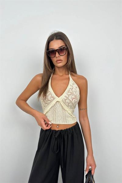 Ajurlu Crop Büstiyer