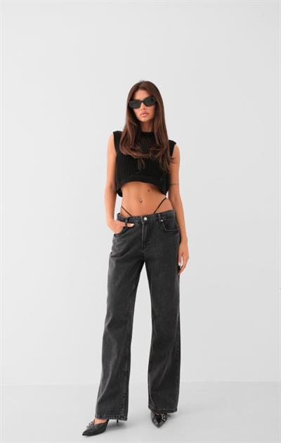 Ajurlu Crop Süveter