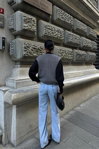 Ajurlu Triko Yelek 5175