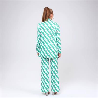 Akusti̇k Desenli̇ Di̇ji̇tal Baski Ceket