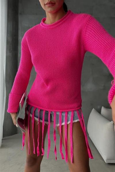 Alise Fitilli Püskül Detay Kazak 1199-09