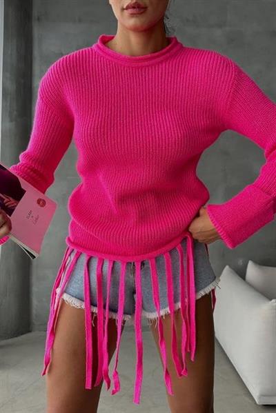 Alise Fitilli Püskül Detay Kazak 1199-09