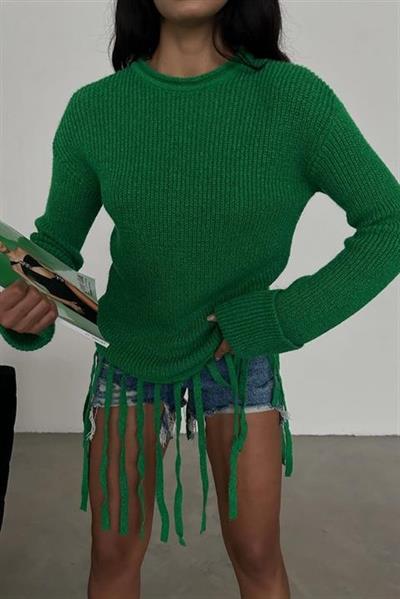 Alise Fitilli Püskül Detay Kazak 1199-09