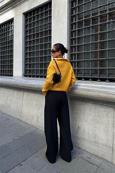 Allen Fermuarlı Triko Kazak 1236-01