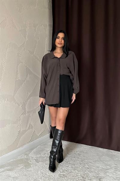 Antrasit Salaş Gömlek