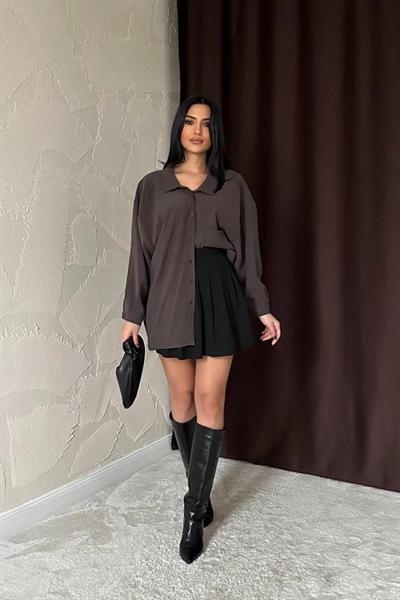 Antrasit Salaş Gömlek