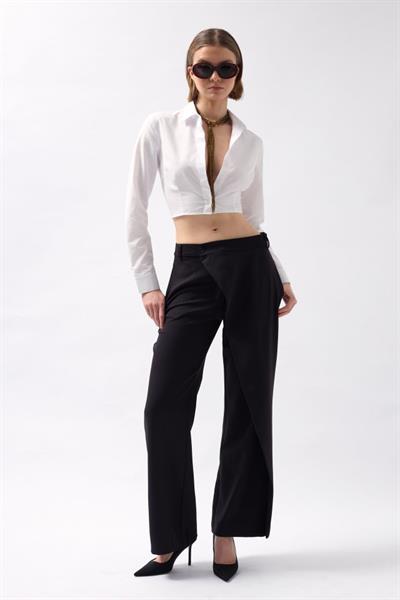 Anvelop Detay Asimetrik Pantolon