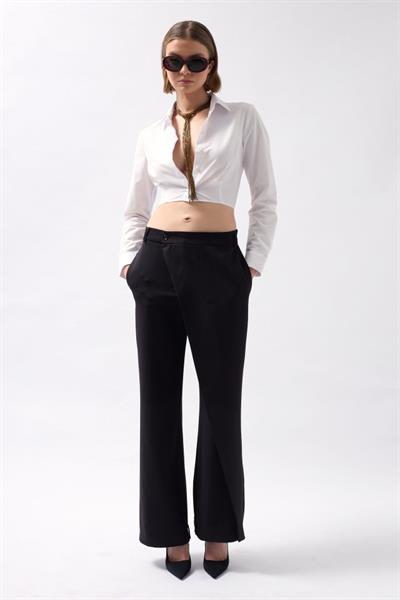 Anvelop Detay Asimetrik Pantolon