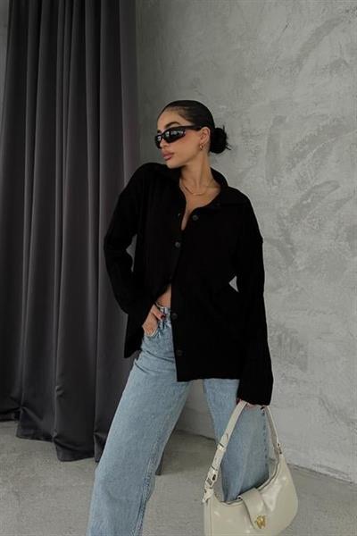 Anya Oversize Gabardin Ceket 6063-8